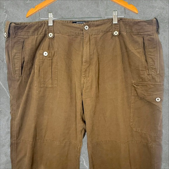 The J. Peterman Company British Army Cargo Pants Utility Safari Pants Men's 44 - Picture 1 of 12